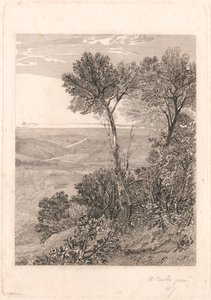 Az Ashburnham völgye, a jobb felének másolata alkotó: William Bernard Cooke
