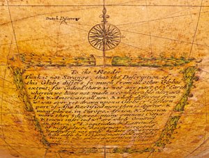 Korai angol földgömb, 1673 körül