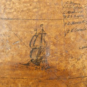 Korai angol földgömb, 1673 körül