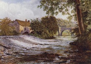 A Derwent, Baslow (színes litó) alkotó: William Biscombe Gardner