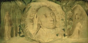 Alexander Pope, 1800-2003 körül (tempera, vászon) alkotó: William Blake