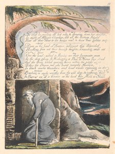 Amerika. Egy prófécia, 14. tábla, Így kiáltott ő.... alkotó: William Blake