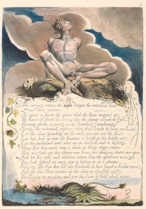 Amerika. Egy prófécia, 8. tábla, Eljön a reggel... alkotó: William Blake