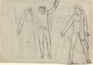„És monda Saul Dávidnak: Menj, és az Úr legyen veled” [recto] alkotó: William Blake