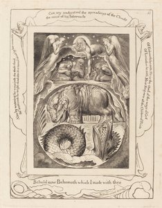 Behemót és Leviatán alkotó: William Blake