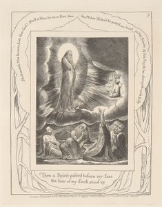 Jób könyve, 9. tábla, Elifáz látomása alkotó: William Blake