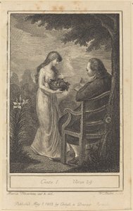 I. ének, 29. vers, 1803. alkotó: William Blake