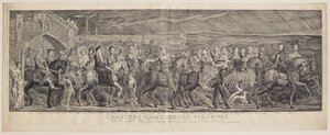 Chaucer canterburyi zarándokai alkotó: William Blake