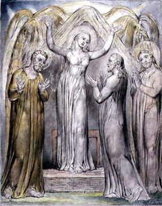 Krisztus visszatér anyjához, illusztráció John Milton 