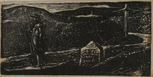 Colinet utazása: Mérföldkő jelölése: LXII mérföld Londonig, Vergilius pásztorleveléből alkotó: William Blake