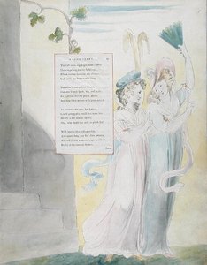 27. terv az „A Long Story”-hoz a „Thomas Gray versei”-ből, 1797-98 (akvarell tollal és tintával papíron) alkotó: William Blake