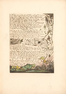 Európa. Egy prófécia, 14. tábla, és a felhők és tüzek. . . . (Bentley 15) alkotó: William Blake