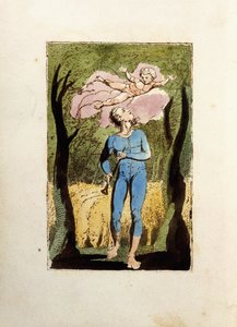 Frontispiece, a "Songs of Inocence", 1789-ből alkotó: William Blake