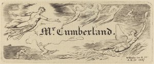 George Cumberland kártyája alkotó: William Blake