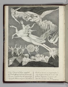 Illusztráció Gottfreid Augustus Bürger "Leonora, A Tale" című művéhez, vésette Perry, 1796 alkotó: William Blake