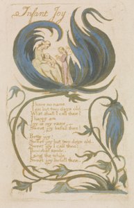 "Infant Joy", 14. lemez a "Songs of Inocence"-ből alkotó: William Blake