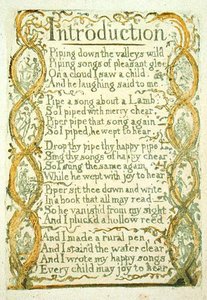 Bevezetés, 3. lemez a „Songs of Inocence”-ből alkotó: William Blake