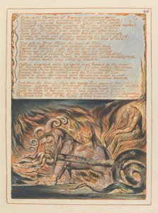 Jeruzsálem, 46. tábla, Bath, enyhe orvos.... alkotó: William Blake