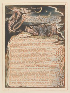 Jeruzsálem, 4. tábla, Jeruzsálem, fejezet. 1 .... alkotó: William Blake