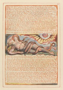 Jeruzsálem, 63. tábla, Jehova a druidák között állt... alkotó: William Blake