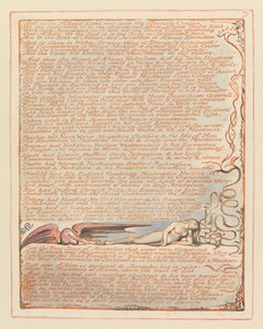 Jeruzsálem, 71. tábla és Albions Land felett... alkotó: William Blake
