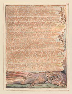 Jeruzsálem, 74. tábla, A Négy Zoa elhomályosult haragja ... alkotó: William Blake