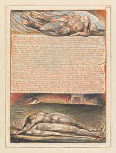 Jeruzsálem, 94. tábla, Albion hidegen fekszik a szikláján... alkotó: William Blake