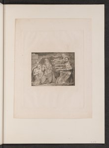 Jóbot barátai megdorgálták, 1825. alkotó: William Blake
