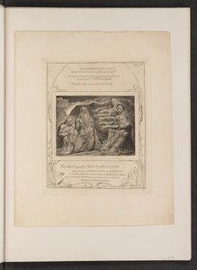 Jóbot barátai megdorgálták, 1825. alkotó: William Blake