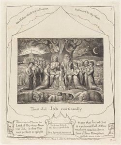 Jób és családja alkotó: William Blake