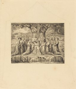 Jób és családja alkotó: William Blake