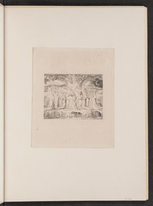 Jób és családja, 1825. alkotó: William Blake
