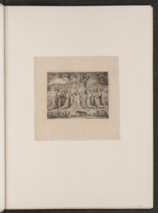 Jób és családja, 1825. alkotó: William Blake