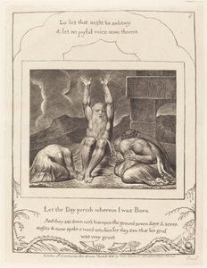 Job kétségbeesése alkotó: William Blake