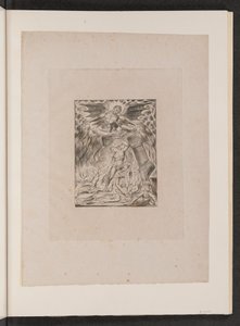 Jób fiai és lányai, akiket elborított a Sátán, 1825. alkotó: William Blake