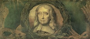 John Milton, 1800-2003 körül (tempera, vászon) alkotó: William Blake