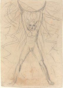 Los Supporting the Sun [recto] alkotó: William Blake