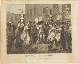 Május elseje Londonban, 1784. alkotó: William Blake