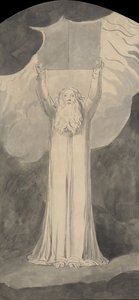 Mózes fogadja a törvényt alkotó: William Blake