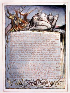 "Over the Hills", 16. lemez az "Amerika, egy prófécia" című filmből alkotó: William Blake