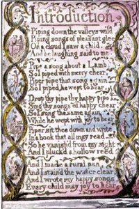 P.124-1950.pt3 Bevezetés: 3. tábla a Songs of Inocence and of Experience-ből (R másolat) 1802-08 körül (rézkarc, tus és akvarell) alkotó: William Blake
