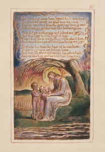 P.125-1950.pt10 A kis fekete fiú (folyt.): 10. lemez a Songs of Inocence and of Experience-ből (AA példány) 1815-26 körül (rézkarc, tinta és wc) alkotó: William Blake