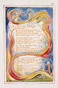 P.125-1950.pt18 Az isteni kép: 18. lemez a Songs of Inocence and of Experience-ből (AA másolat) 1815-26 körül (rézkarc, tinta és wc) alkotó: William Blake