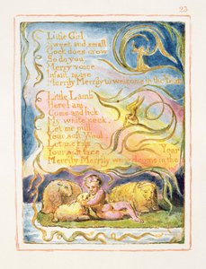 P.125-1950.pt23 Tavasz (folyt.): 23. lemez a Songs of Innocence and of Experience-ből (AA másolat) 1815-26 körül (rézkarc, tinta és wc) alkotó: William Blake