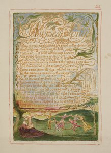 P.125-1950.pt24 Nurses Song: 24. tábla a Songs of Inocence and of Experience-ből (AA másolat) 1815-26 körül (rézkarc, tinta és wc) alkotó: William Blake