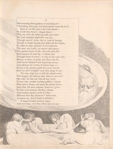 29. tábla (57. oldal): „Minden korty remegése, nehogy a halál elragadja a tálat” alkotó: William Blake