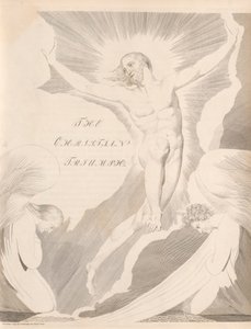 31. tábla (65. oldal): [Negyedik éjszaka] „A/KERESZTÉNY/ GYŐZEM” alkotó: William Blake