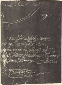 Restrike az „A Prophecy” törölt lemezének töredékéből alkotó: William Blake