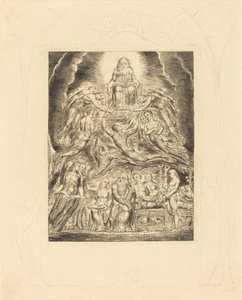 Sátán Isten trónja előtt alkotó: William Blake