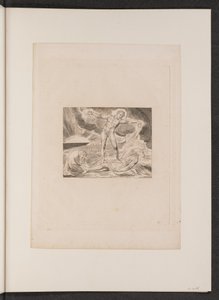 A Sátán megsemmisíti az állást, 1825. alkotó: William Blake
